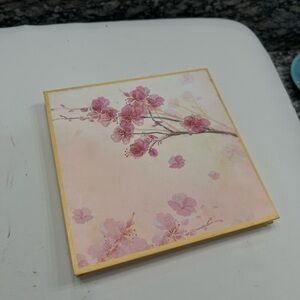 Floral Pink and Yellow Decorative Tile